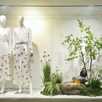 艾丽哲2026春夏橱窗美学，赴一场自然与时尚的约会